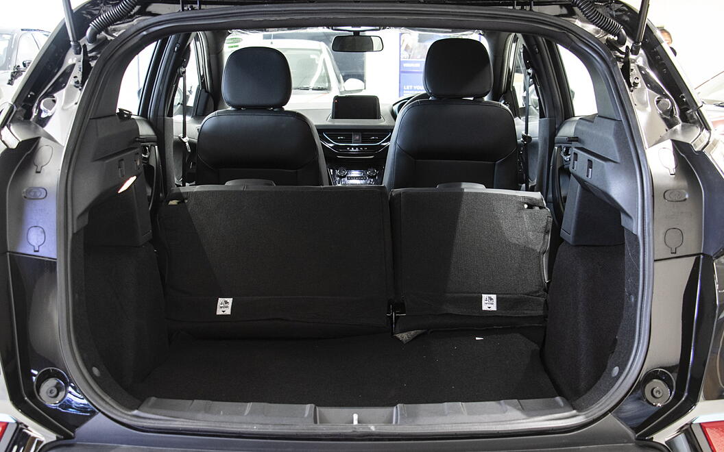 Tata Nexon EV Bootspace with Folded Seats