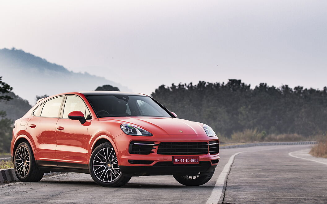 Porsche Cayenne Coupe Front Right View