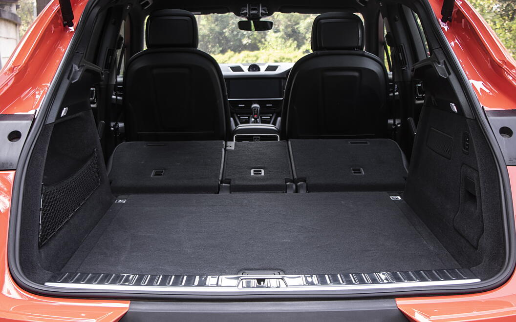 Porsche Cayenne Coupe Bootspace with Folded Seats
