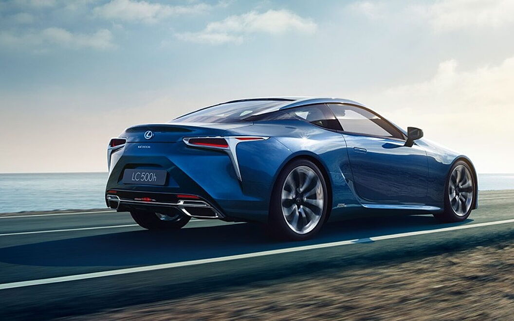 LC 500h Rear View
