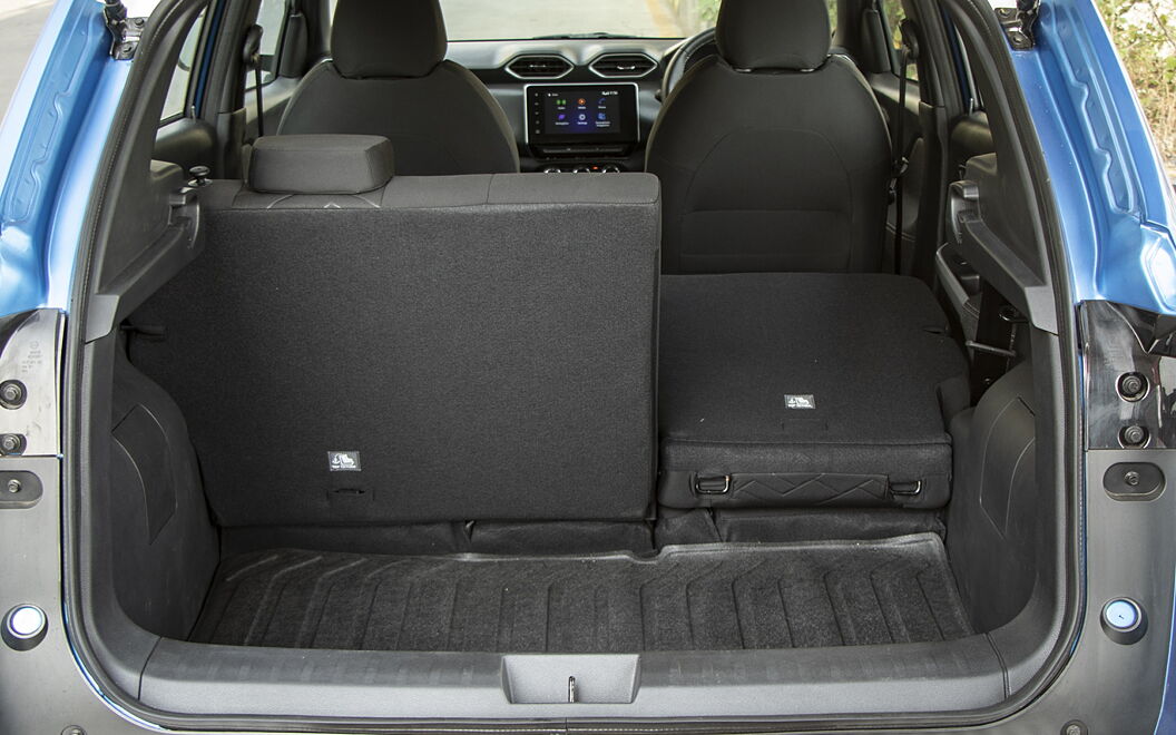 Nissan Magnite Bootspace with Split Seat Folded
