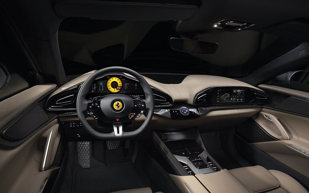 Ferrari Purosangue SUV Steering