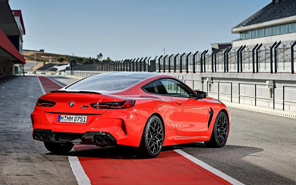 BMW M8 Rear View