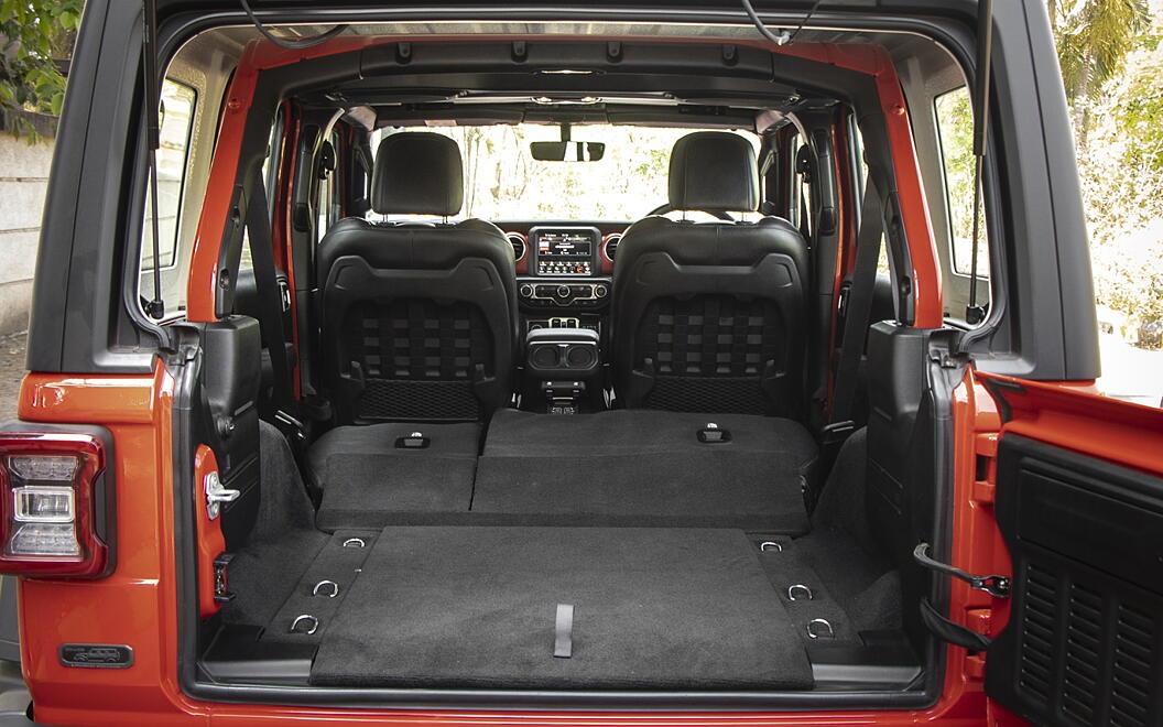 Jeep Wrangler Bootspace with Folded Seats