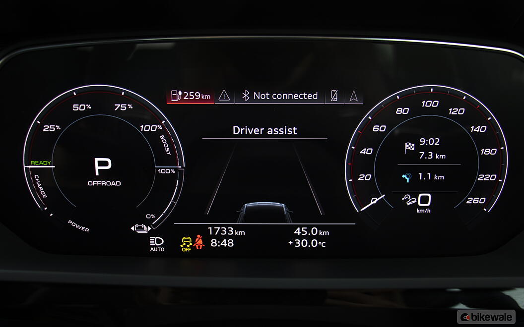 Audi e-tron Dashbaord Display