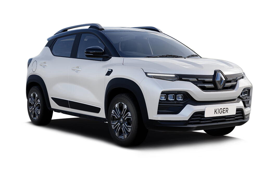 Renault Kiger - Ice Cool White with Black Roof