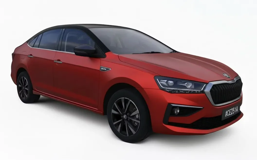 Skoda Slavia - Cherry Red with Black roof