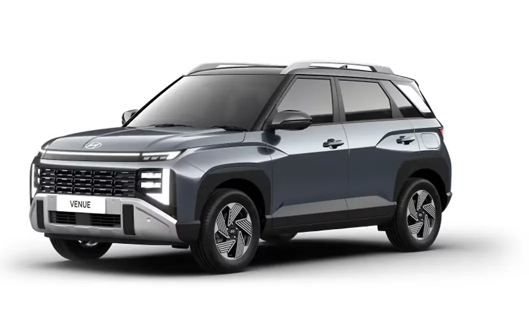 Hyundai Venue - Hazel blue with Titanium Black Roof