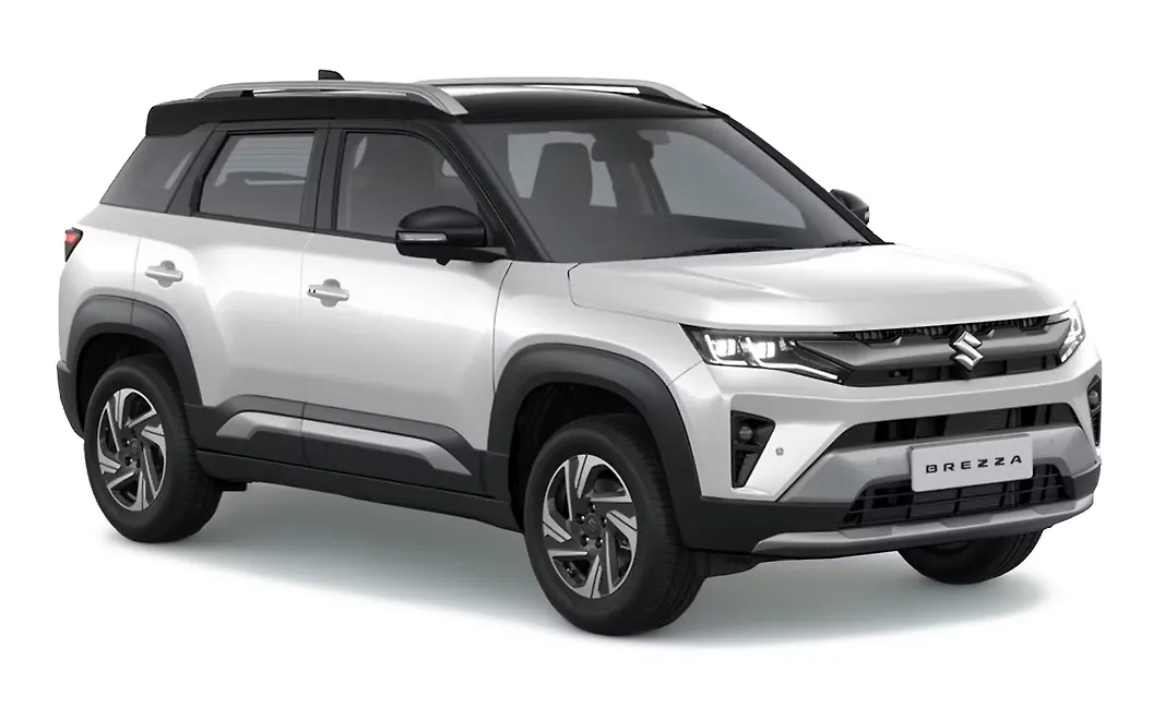 Maruti Suzuki Brezza - Pearl Arctic White with Bluish Black Roof