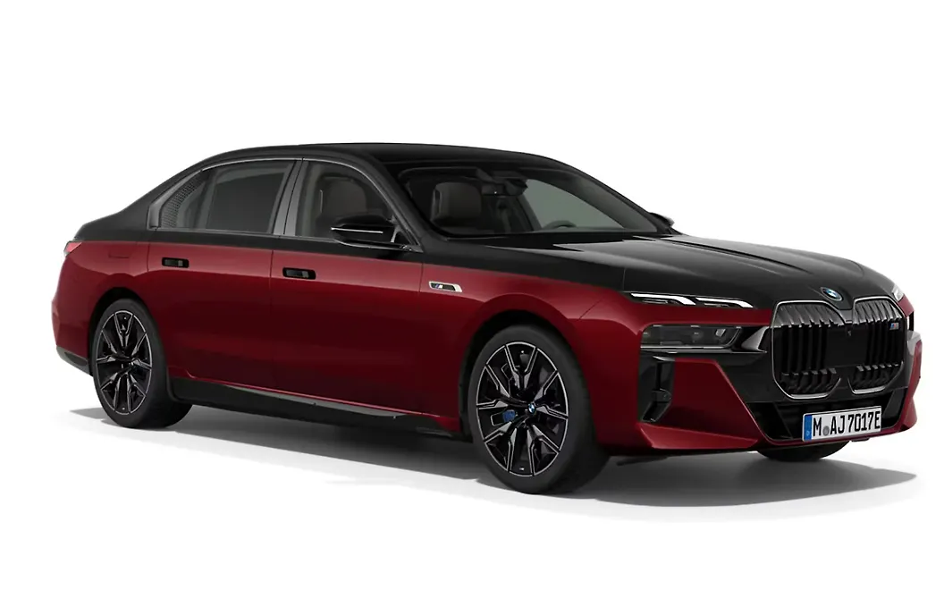 BMW i7 - Aventurine Red metallic