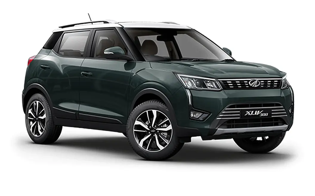 Mahindra XUV300 - Aqua Marine, Pearl White