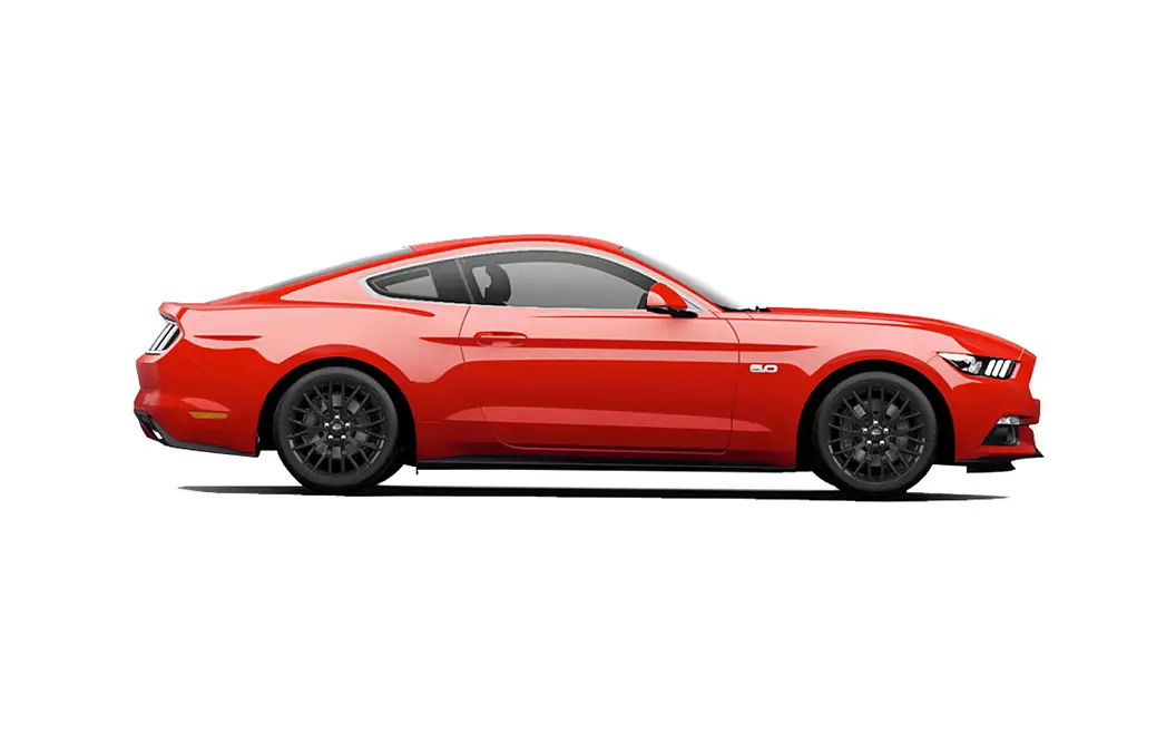 mustang car red colour