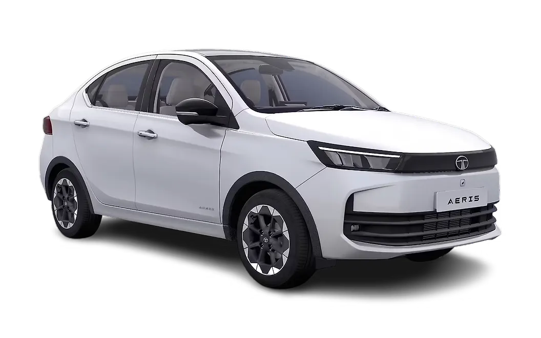 Tata Aeris - Pristine White with Black Roof