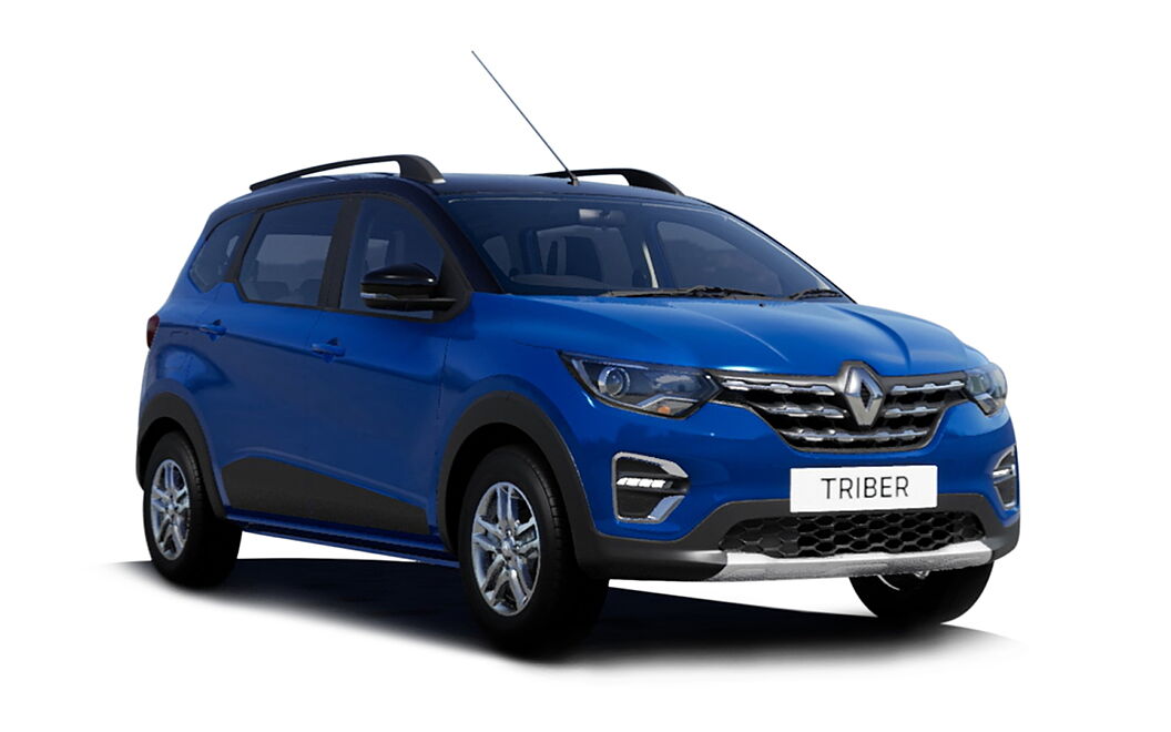 Renault Triber - Electric Blue with Black Roof