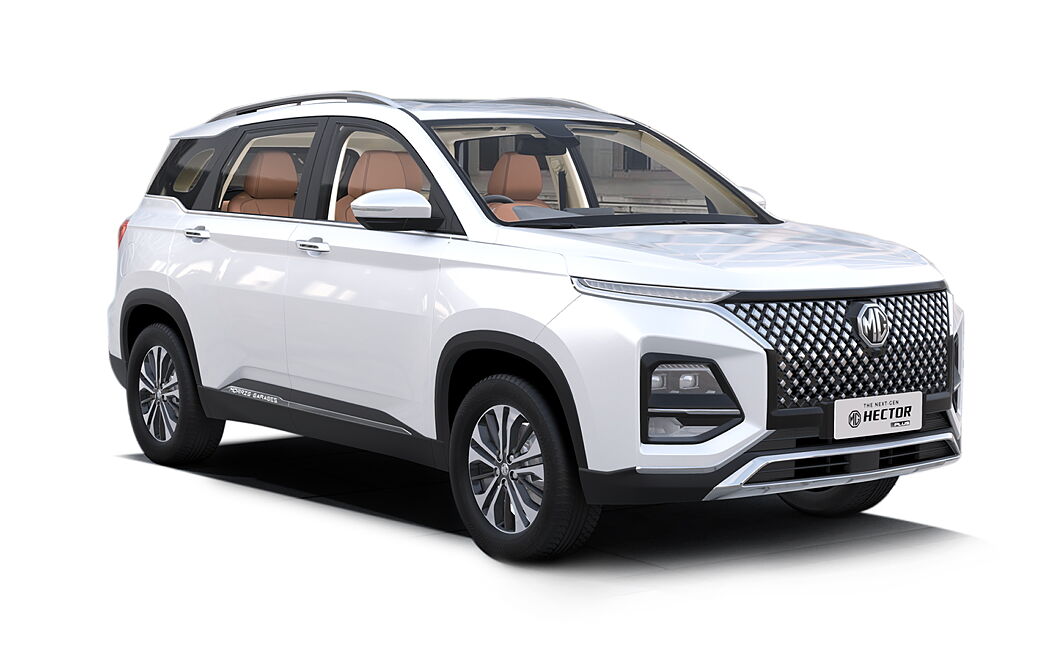MG Hector Plus - Candy White