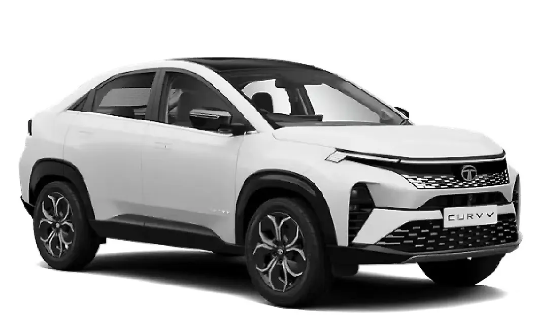 Tata Curvv - Pristine White With Black Roof