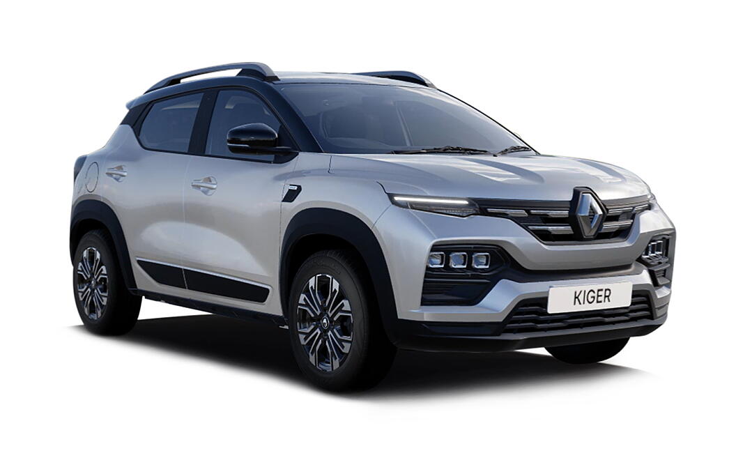 Renault Kiger - Moonlight Silver with Black Roof