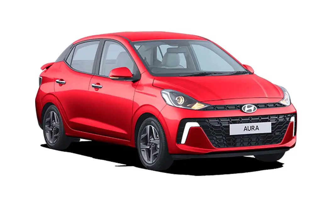 Hyundai Aura - Fiery Red