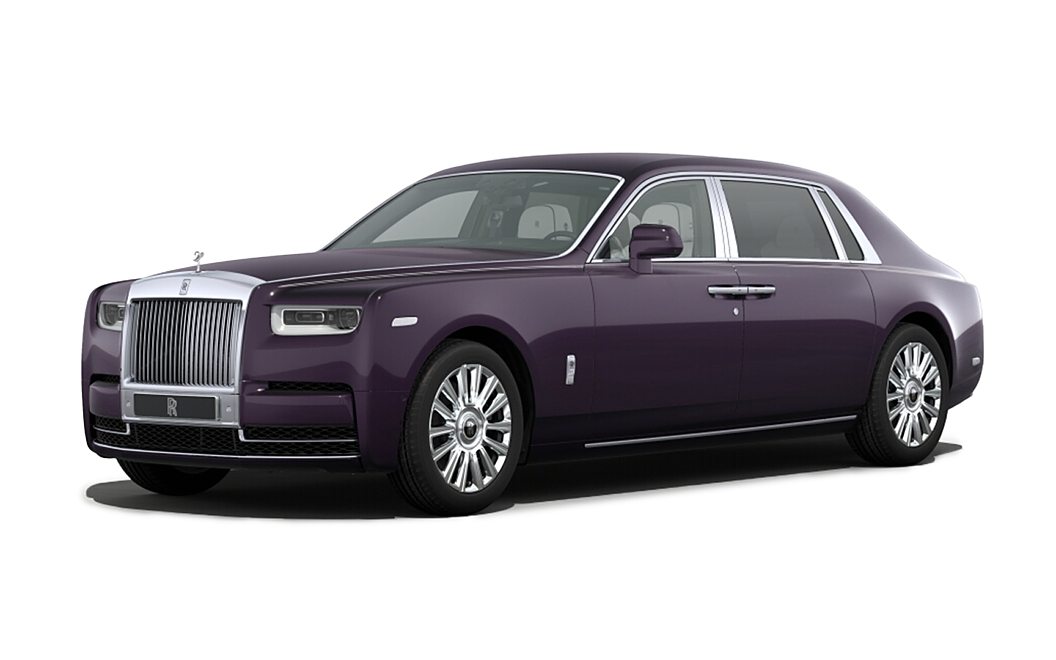 purple phantom rolls royce