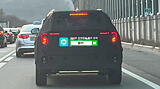 Kia Seltos facelift test mule spotted with new taillights