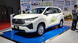 Toyota Innova Hycross flex-fuel exhibited at Bharat Mobility Expo 2024