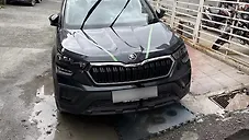 Used Skoda Kushaq Signature 1.0 TSI MT (Lava Blue Deep Black & Carbon Steel Matte) in Dehradun