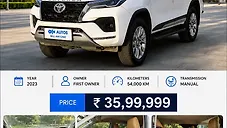 Used Toyota Fortuner 4x4 4WD Diesel 2.8L Turbo 6 Speed Manual in Lucknow