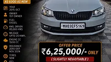 Used Skoda Rapid 1.5 TDI CR Ambition AT with Alloy Wheels in Nashik