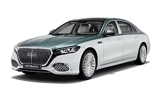 Mercedes-Benz Maybach S-Class - Opal White Bright / Verde Silver Metallic
