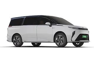 MG M9 - Pearl Lustre White with black roof