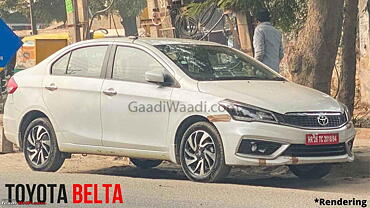 Toyota Belta is the rebadged Maruti Suzuki Ciaz: Spotted in LHD guise