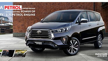 New Toyota Innova Crysta Petrol Limited Edition coming soon; features revealed