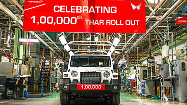 Mahindra celebrates one lakh unit production milestone of Thar