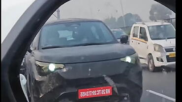 All-electric Maruti Suzuki EVX spied testing in India