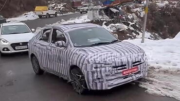 2024 Maruti Dzire spotted testing; sunroof confirmed
