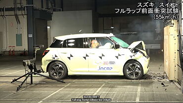 Suzuki Swift facelift scores 4 stars in Japan NCAP crash test