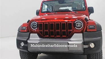 This is the Mahindra Thar five-door before you were supposed to see it