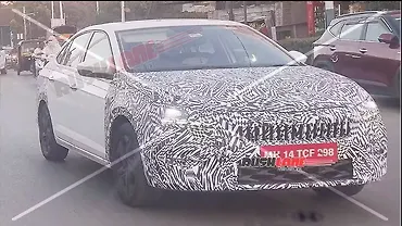 Skoda Slavia Facelift Spotted Testing Ahead of 2026 Update