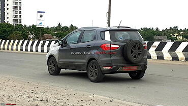 The Ford EcoSport facelift spotted testing in India