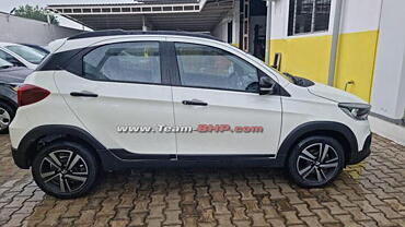 Tata Tiago NRG spied at dealership ahead of 4 August launch