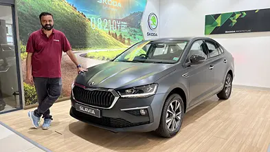 Skoda Slavia Matte First Look 