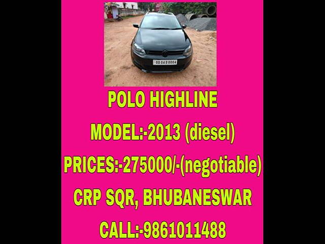 Used Volkswagen Polo [2012-2014] Highline1.2L (D) in Bhubaneswar