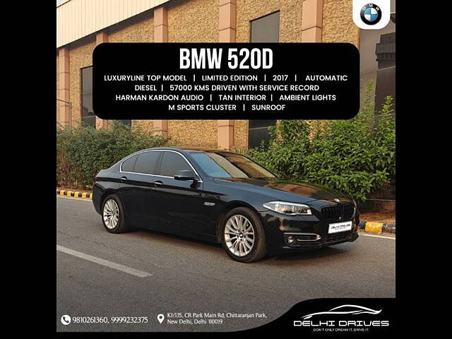 Used 2017 BMW 5-Series in Delhi