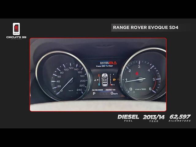 Used Land Rover Range Rover Evoque [2011-2014] Dynamic SD4 in Chennai