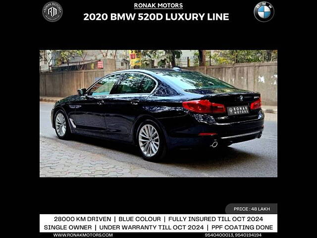 Used BMW 5 Series [2017-2021] 520d Luxury Line [2017-2019] in Delhi