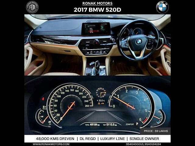 Used BMW 5 Series [2017-2021] 520d Luxury Line [2017-2019] in Delhi