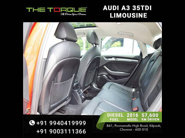 Used Audi A3 [2014-2017] 35 TDI Premium Plus + Sunroof in Chennai