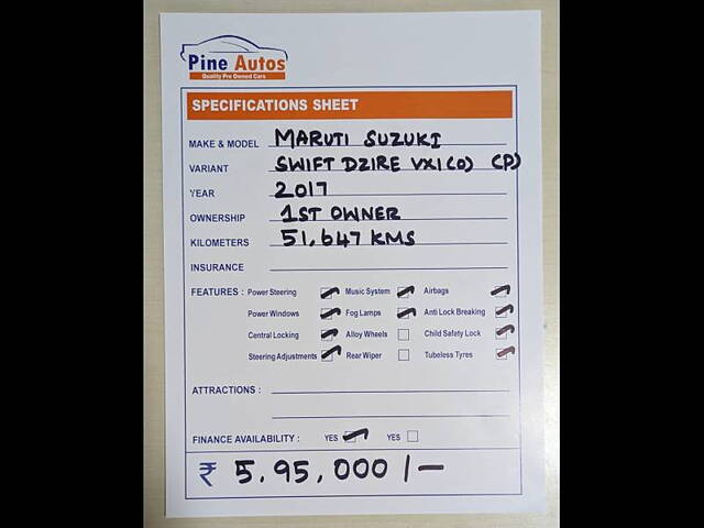 Used Maruti Suzuki Swift Dzire [2015-2017] VXI in Chennai