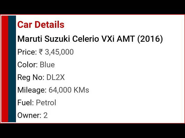 Used Maruti Suzuki Celerio [2014-2017] VXi in Delhi