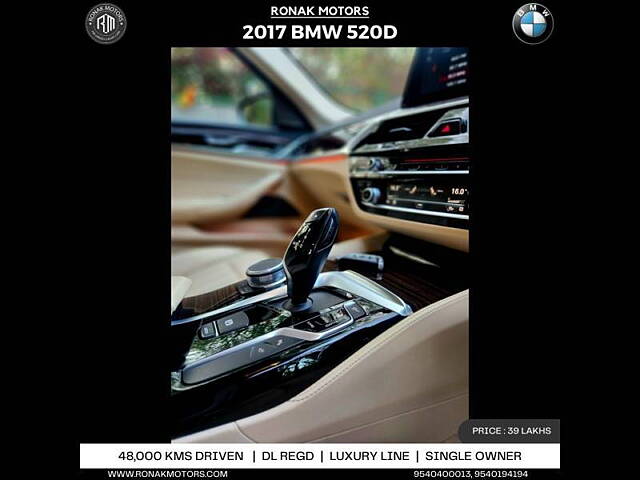 Used BMW 5 Series [2017-2021] 520d Luxury Line [2017-2019] in Chandigarh